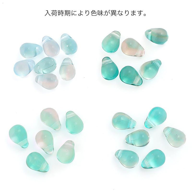 Czech Shizuku side hole mixed rose aqua
