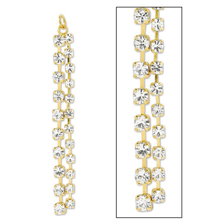 Swing part series nail chain 6 Crystal/G