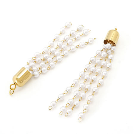 Swing parts pearl tassel white/G