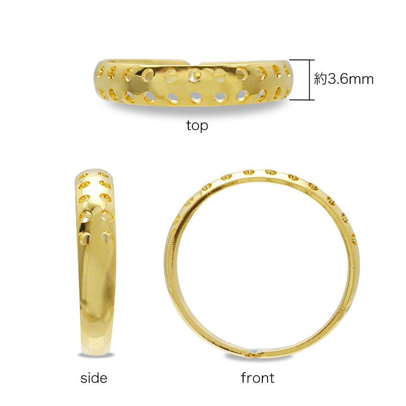 Shower Ring No.1 Gold