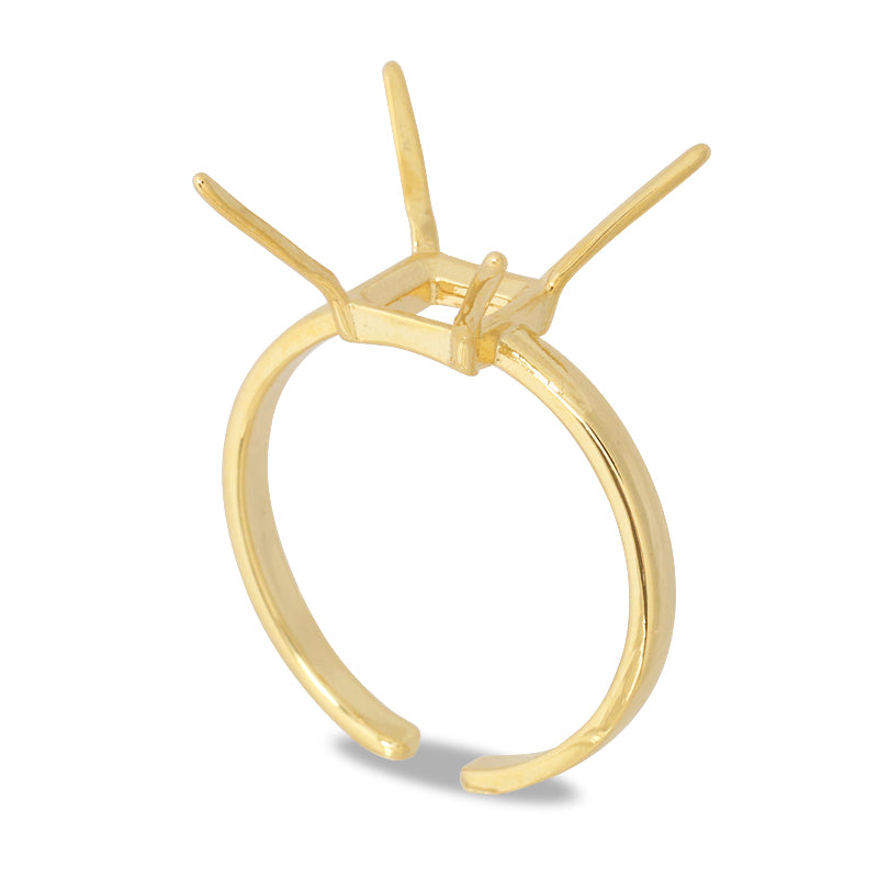 Ring stand hugging gold