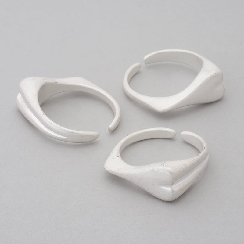 Ring Heart Wearn Silver
