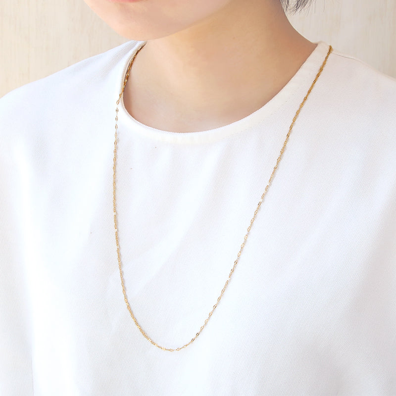 Chain Necklace 235CRV Gold