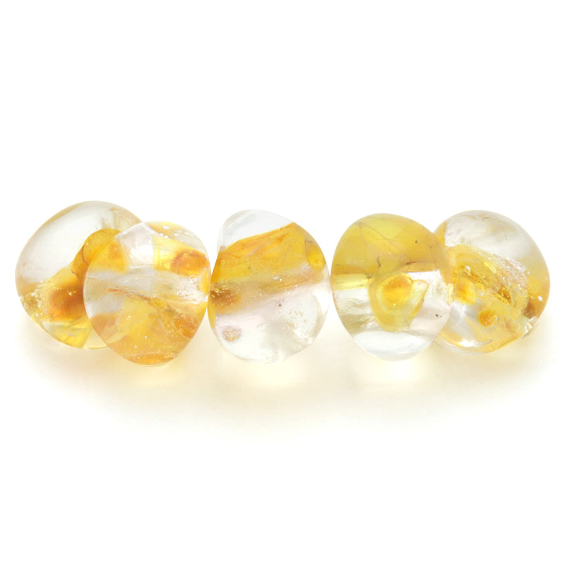 Tear Drop Beads Honey Hunt