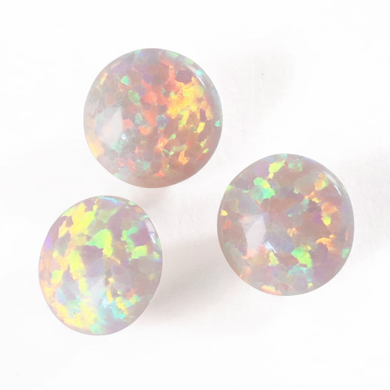 人工オパール(KYOTO OPAL) ラウンド グレー