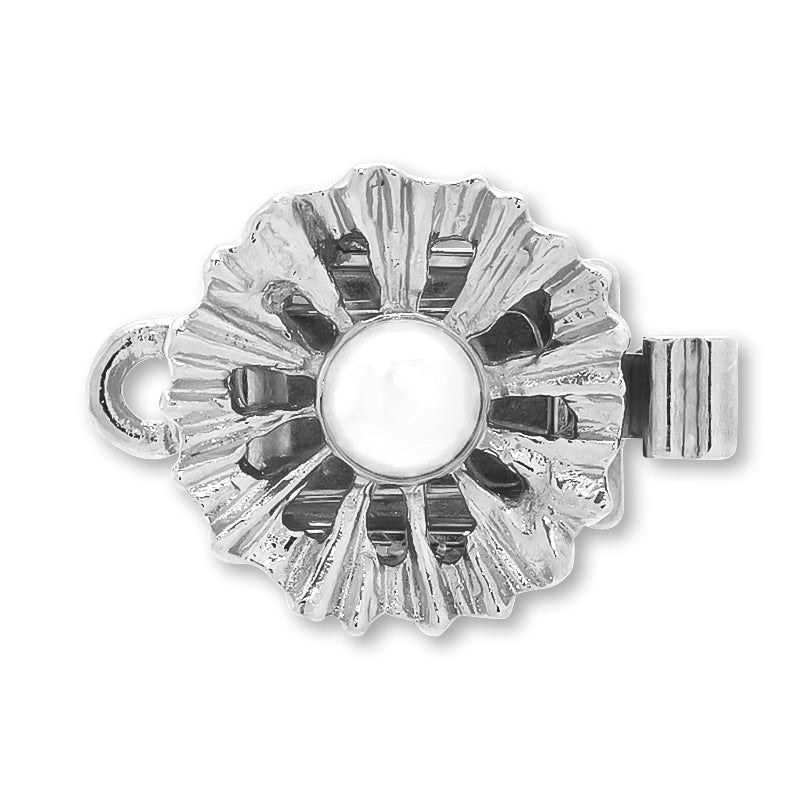 German clasp flower No.1 1 series platinum color