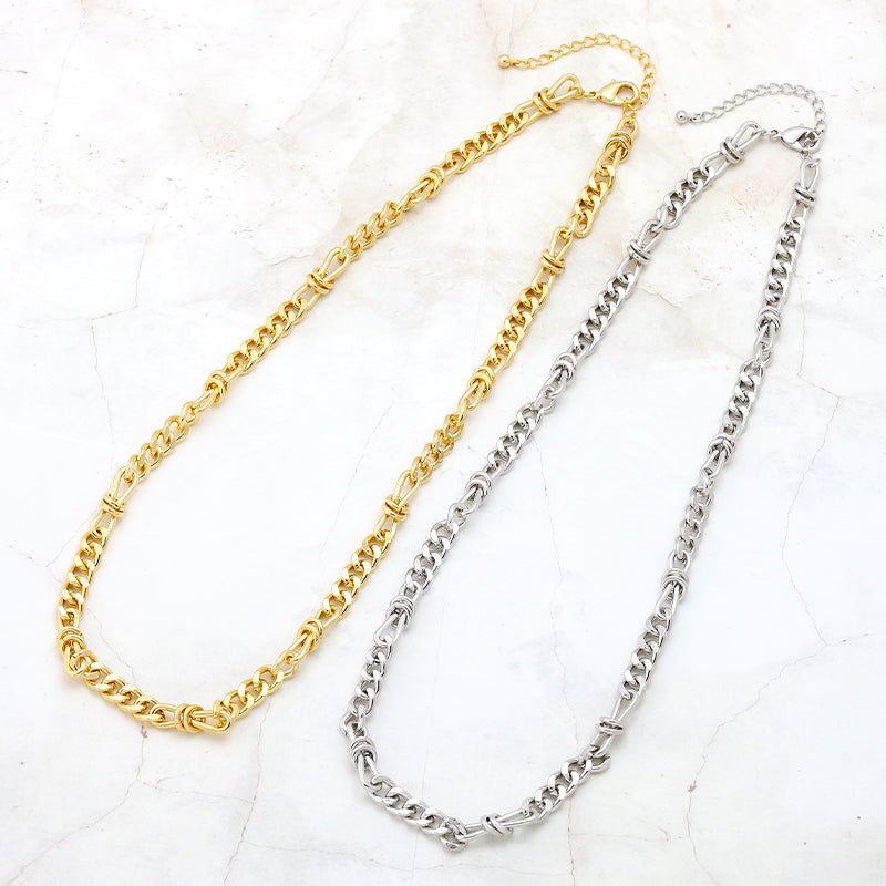 Chain Necklace K-426 (with adjuster) Gold