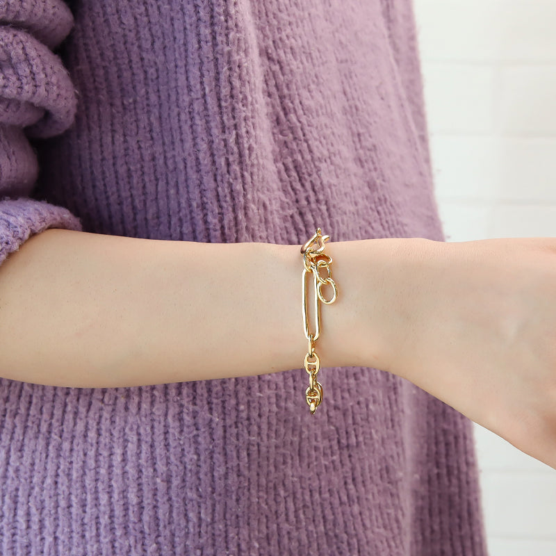 Chain bracelet K-427 Gold