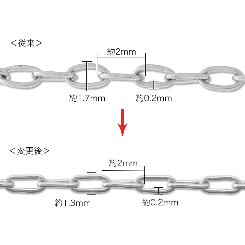 ステンレス316L チェーン 240 生地(SUS316L)