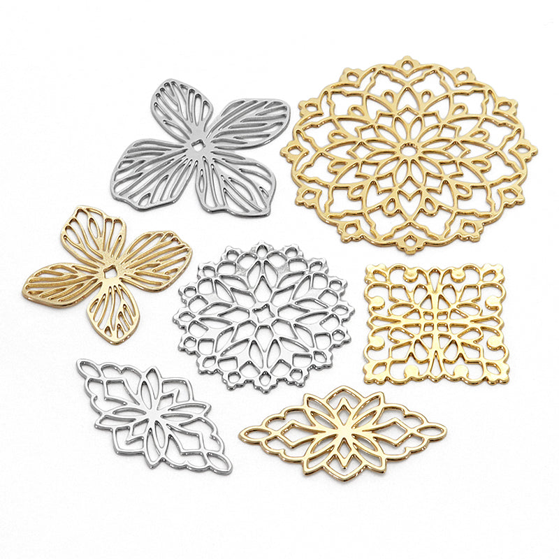 Etched parts Skashi Round 1 Gold