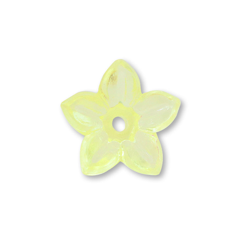 Acrylic Made in Germany Flower 17 Lime Yellow