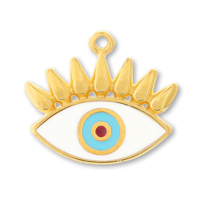 Greek Charm Eyelash Matty Turquoise/G