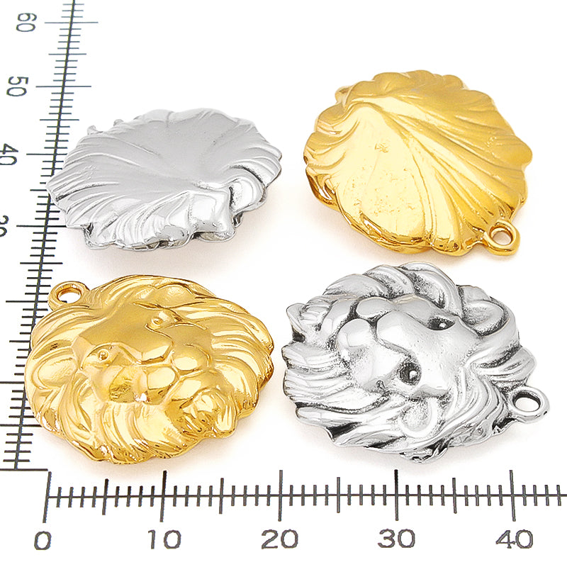 Greek charm Lion Gold