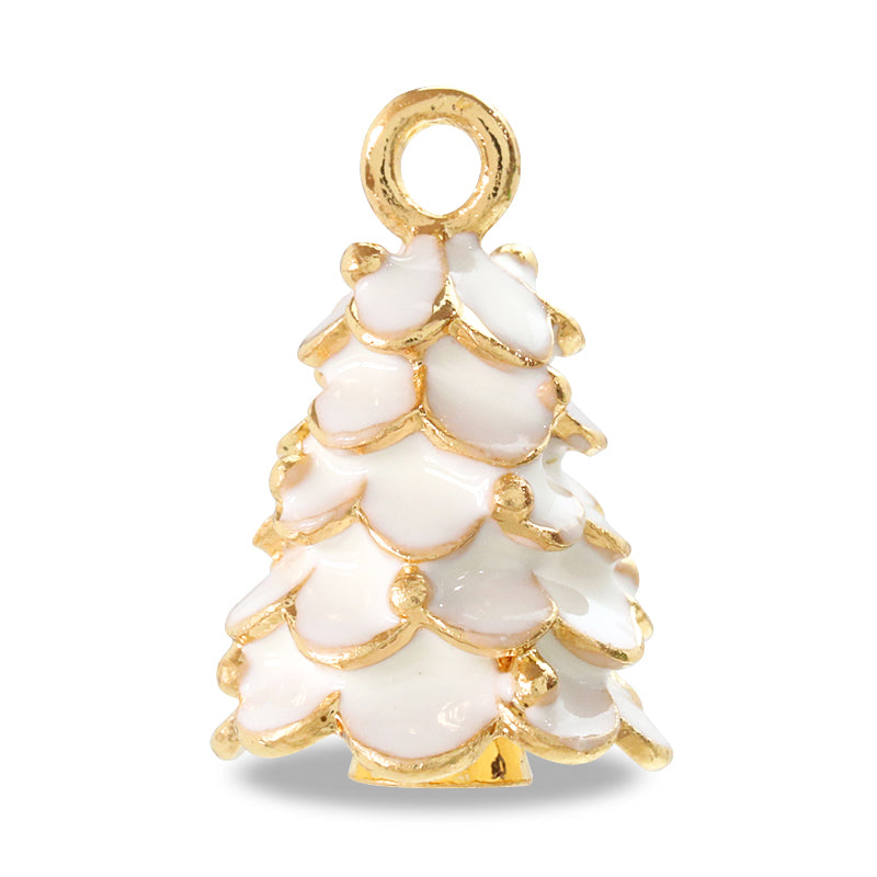 Charm Christmas tree white/G