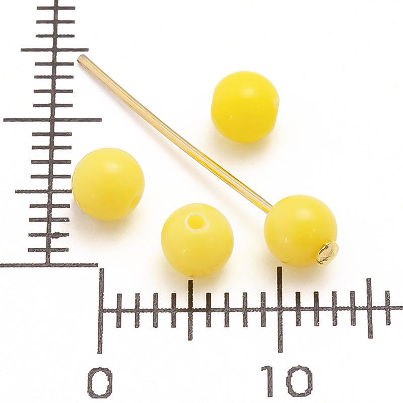 Acrylic Made in Germany Round Yellow
