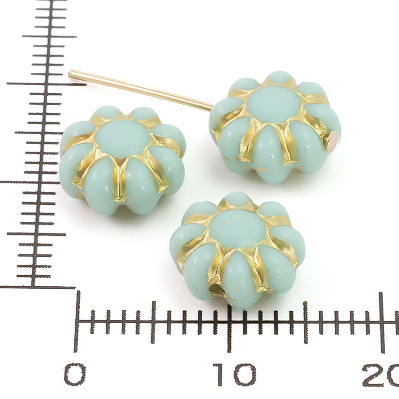 Czech Flower 2 Opak pastel mint/G