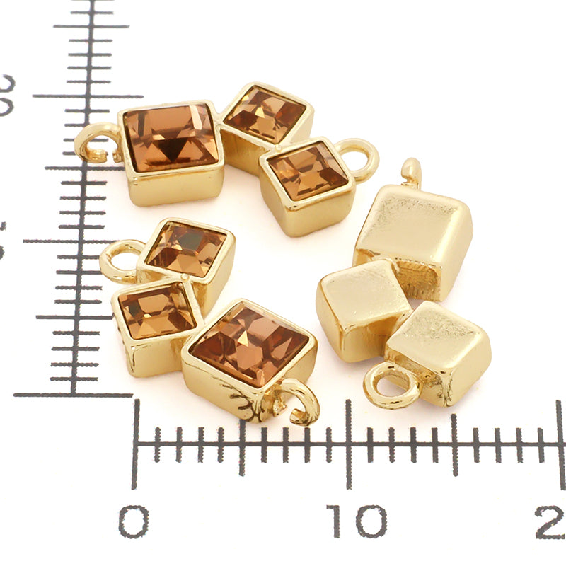 Charm Brown Sugar with Vertical and Horizontal Rings Brown/G