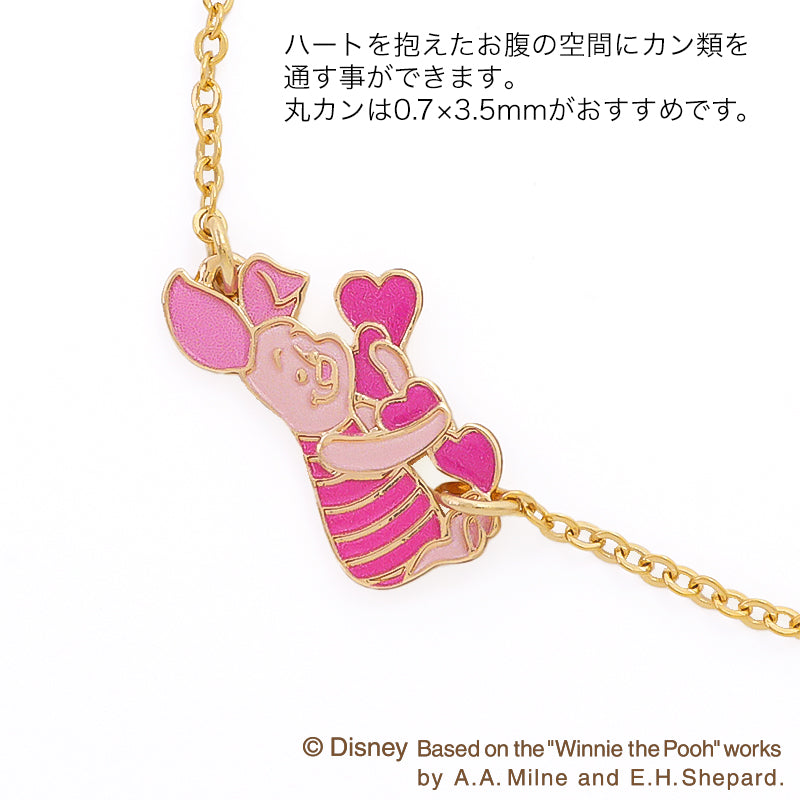 チャーム 「くまのプーさん」 ピグレット ゴールド