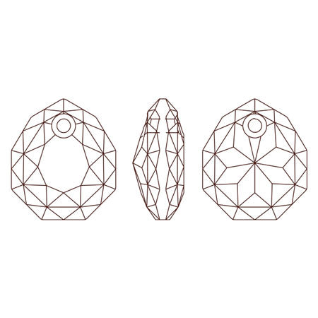 Crystal 6464 Crystal Golden Shadow