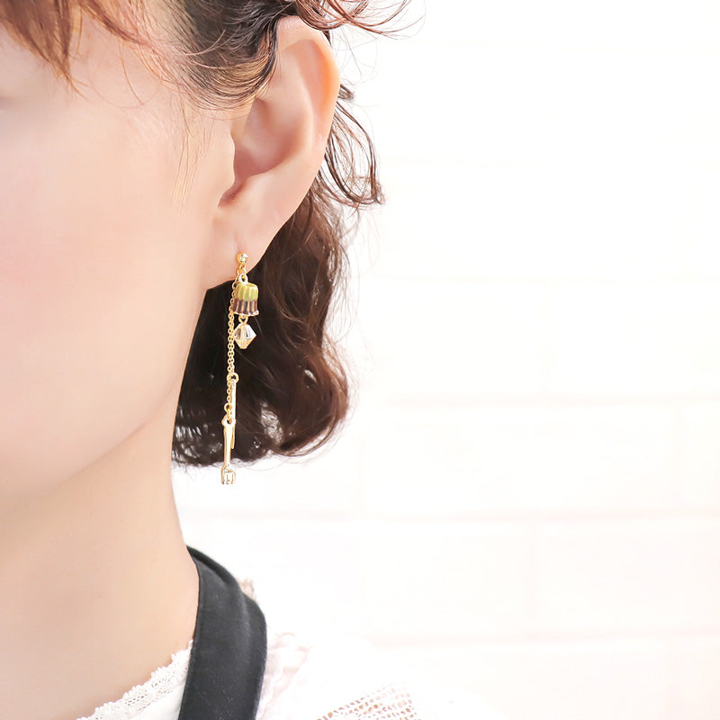 レシピNo.KR1259 スイーツチャームのコーヒータイムアクセサリー3種