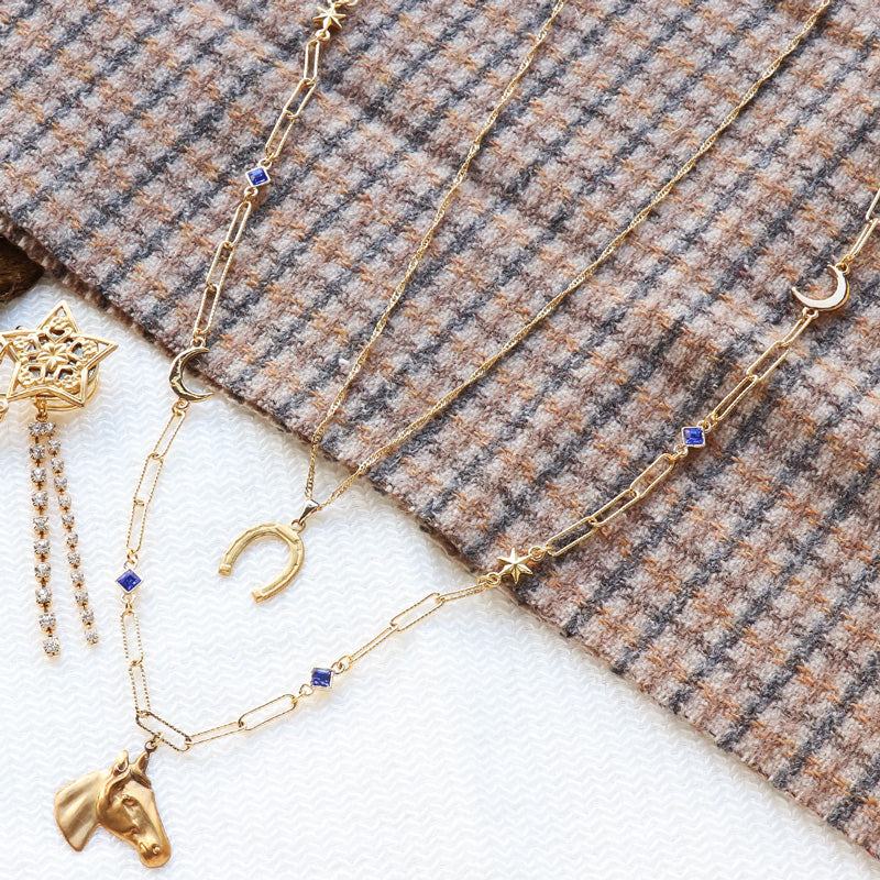 Recipe No.KR1296 American Charm Stella Neck & Brooch