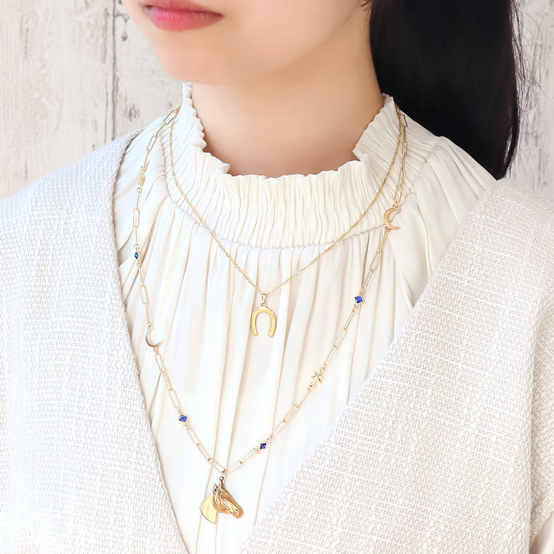 Recipe No.KR1296 American Charm Stella Neck & Brooch