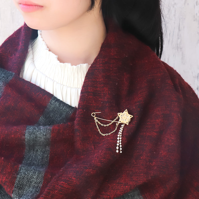 Recipe No.KR1296 American Charm Stella Neck & Brooch