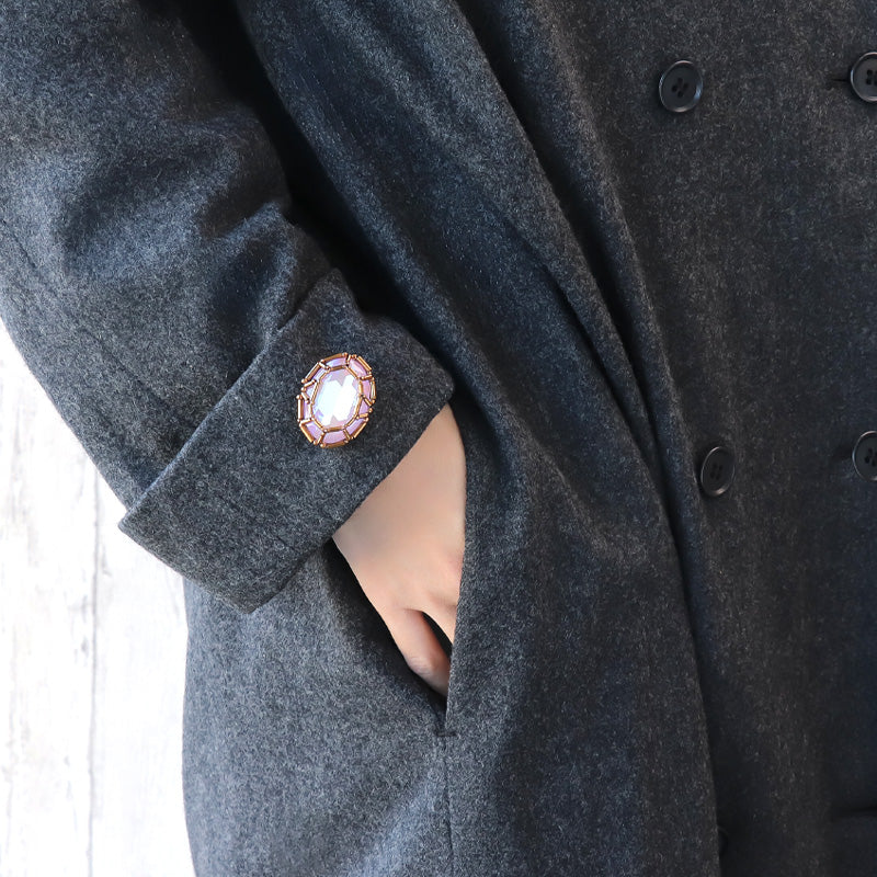Recipe No.KR1302Kiwa crystals2 types of jeweled brooches