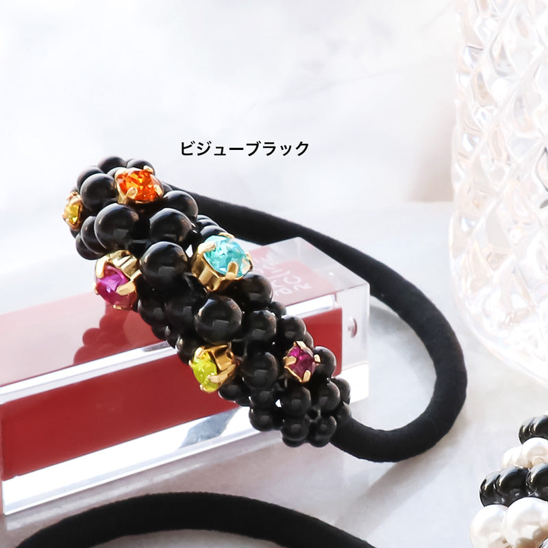 Recipe No.KR1314Kiwa crystals2 types of arch hair ties