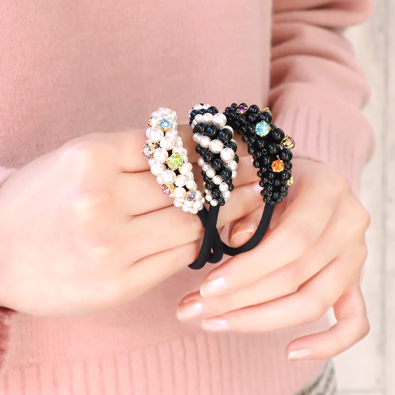 Recipe No.KR1314Kiwa crystals2 types of arch hair ties