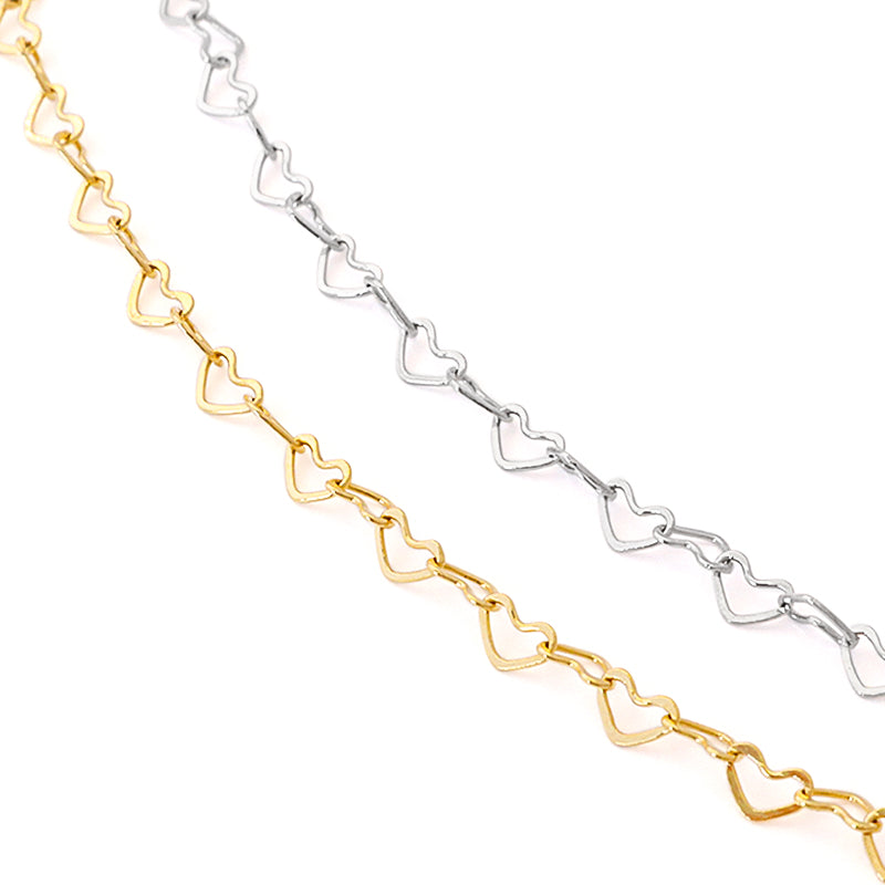 Chain K-345 Rhodium Color