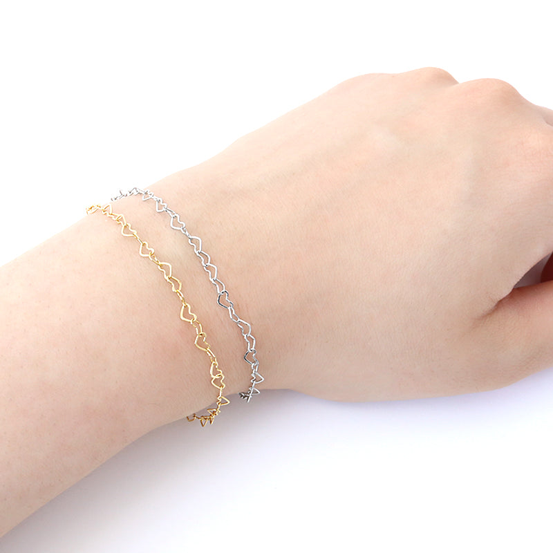 Chain K-345 Rhodium Color