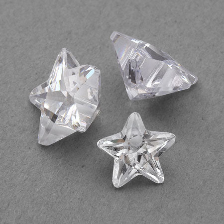Cubic zirconia star 1 hole