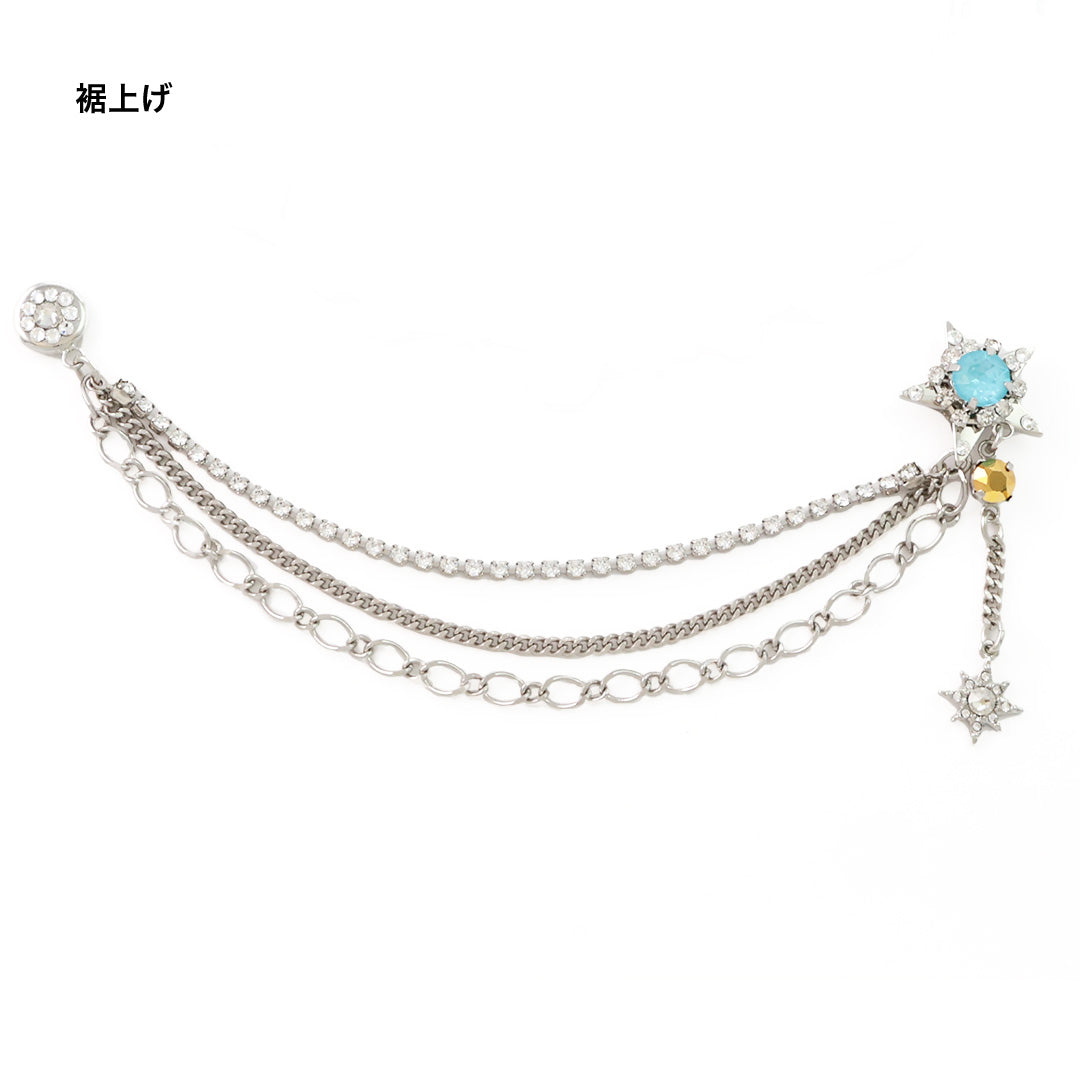 材料表No.ER0323 貴和クリスタルのカラフルPOPなアクセサリー2種