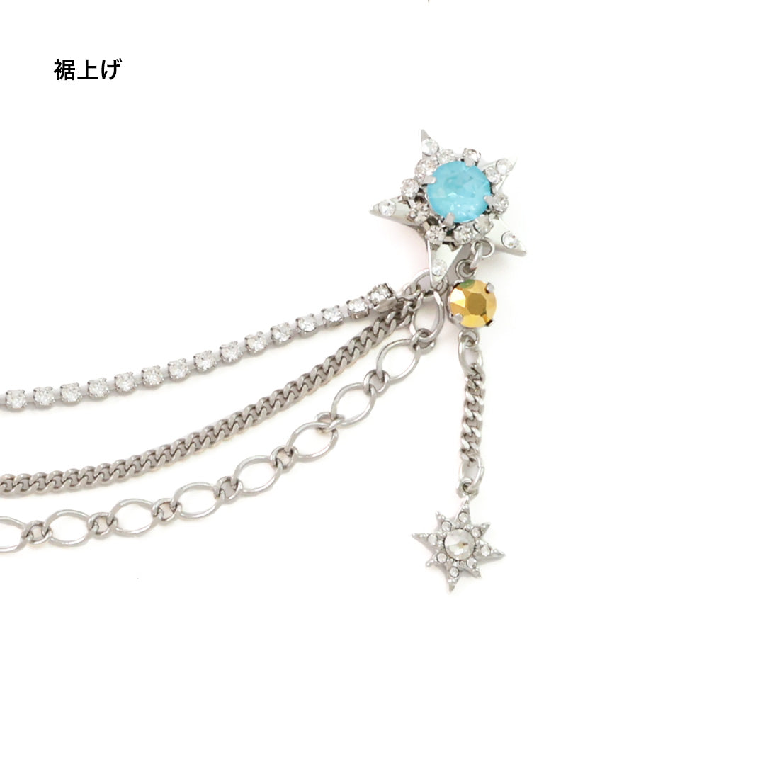 材料表No.ER0323 貴和クリスタルのカラフルPOPなアクセサリー2種