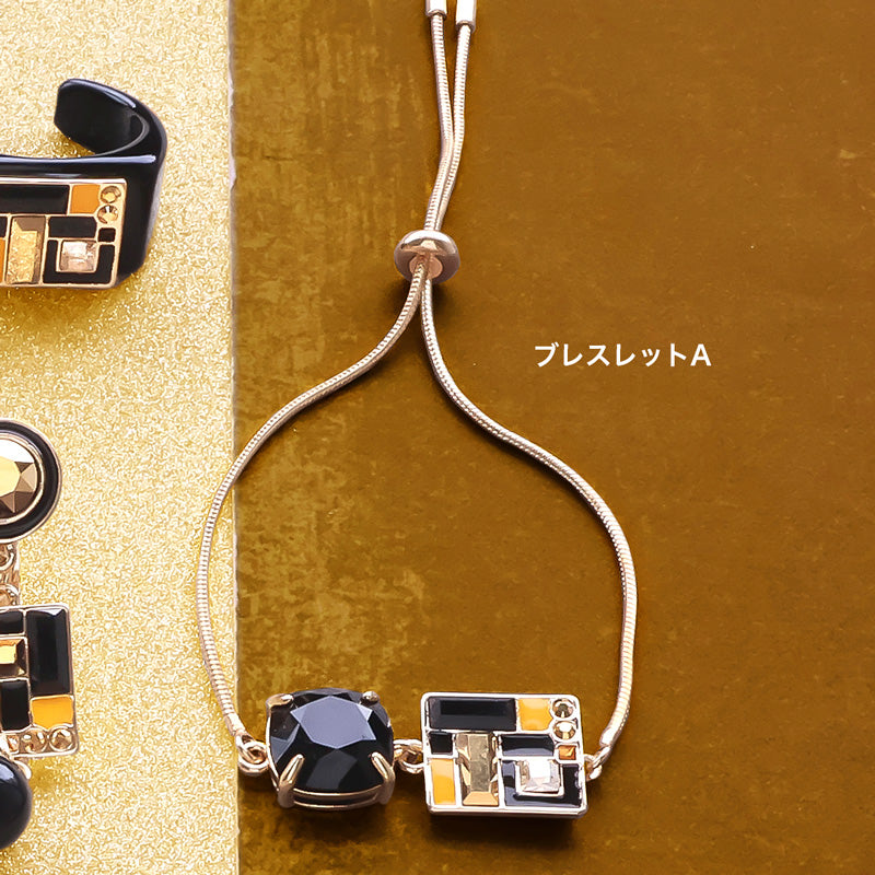 材料表No.ER0340 クリムトのゴールドアクセサリー5種