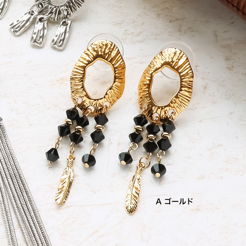 材料表No.ER0363 ギリシャパーツのメタルピアス3種