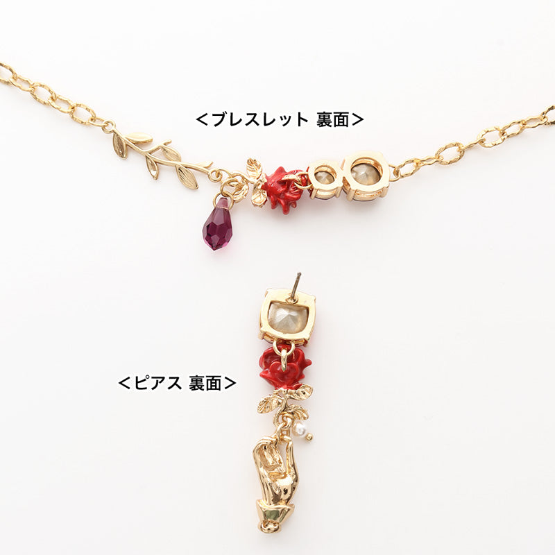 材料表No.ER0416 チャームローズのアクセサリー2種