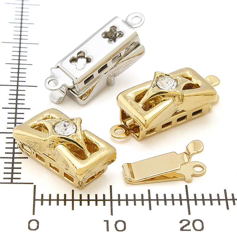 German clasp sparkle 1 consecutive gold