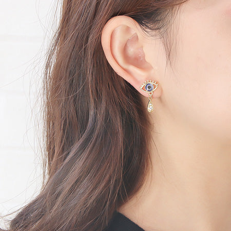 レシピNo.KR0189 アイモチーフのスウィングピアス3種