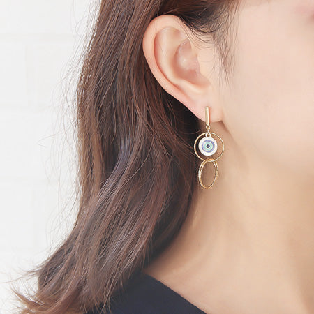 レシピNo.KR0189 アイモチーフのスウィングピアス3種