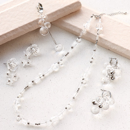 Recipe No.KR0484 4 types of German-made acrylic clear accessories