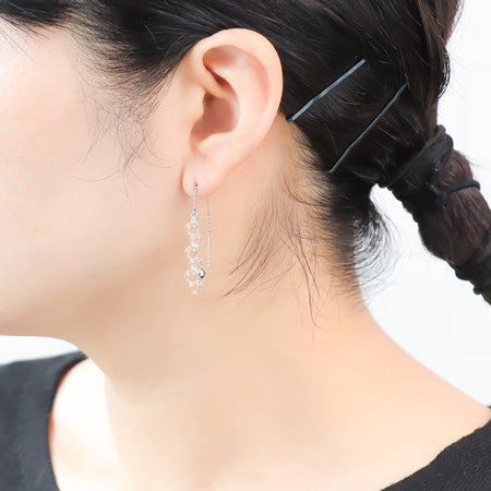 レシピNo.KR0567 ドイツ製アクリルバブルと銅玉のアクセサリー3種