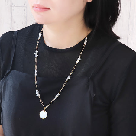 レシピNo.KR0778 シェルパーツのシンプルアクセサリー4種