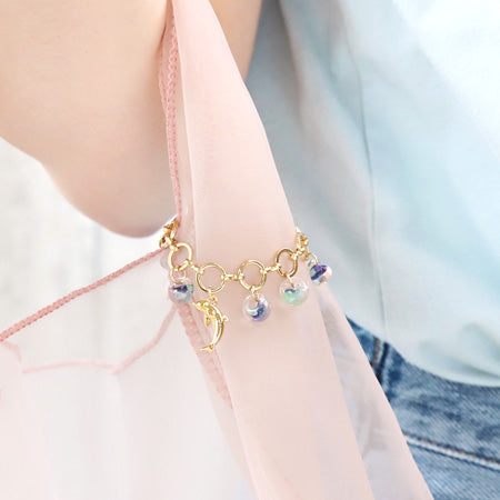 Recipe No.KR0782 Natural color accessories of animal charm 2 types
