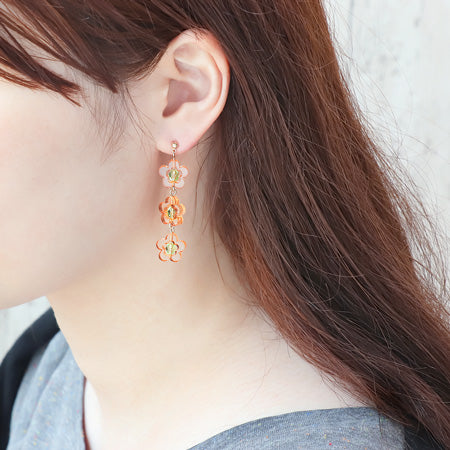 Recipe No.KR0822 Cheerful Flower ear accessories