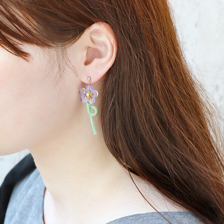 Recipe No.KR0822 Cheerful Flower ear accessories
