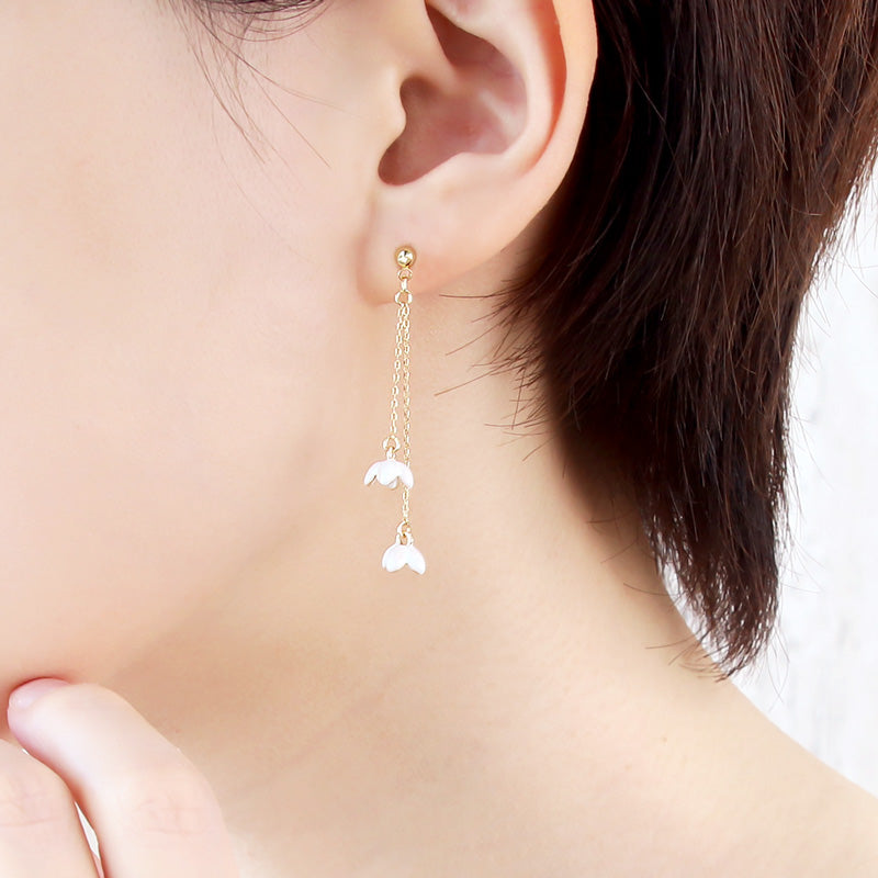 レシピNo.KR0871 チャームギンモクセイのリング&ピアス