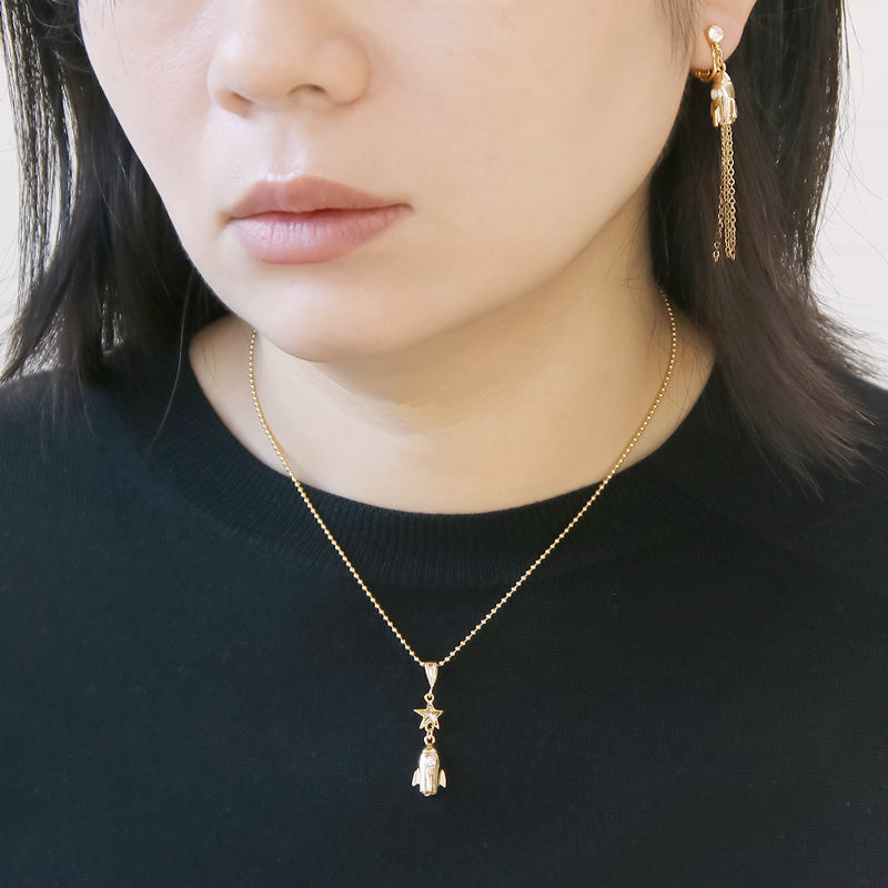レシピNo.KR0924 ロケットのメタリックアクセサリー3種