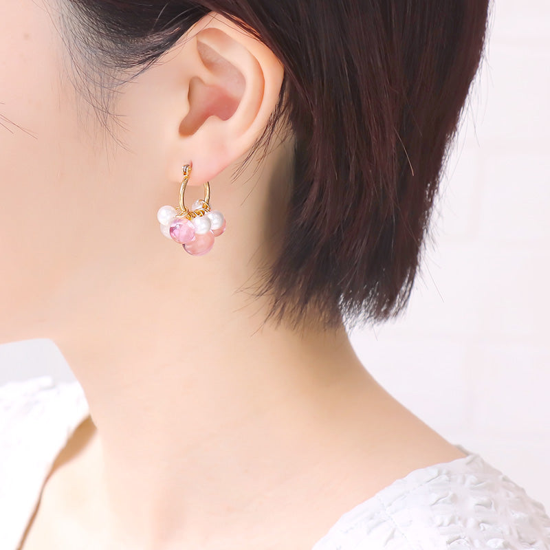 レシピNo.KR1207 スズマルのバブルピアス2種